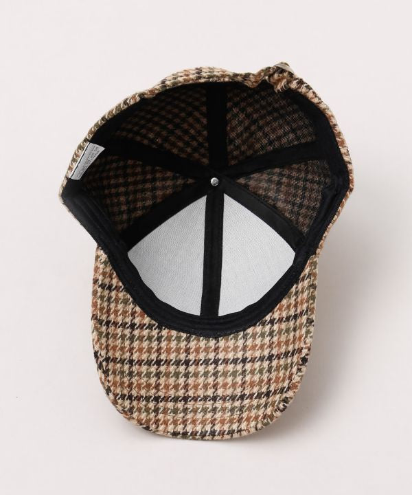 Warm Houndstooth Style Cap