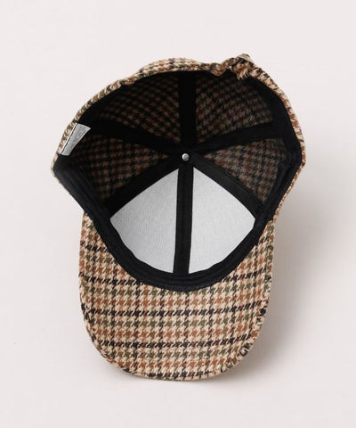 Warm Houndstooth Style Cap