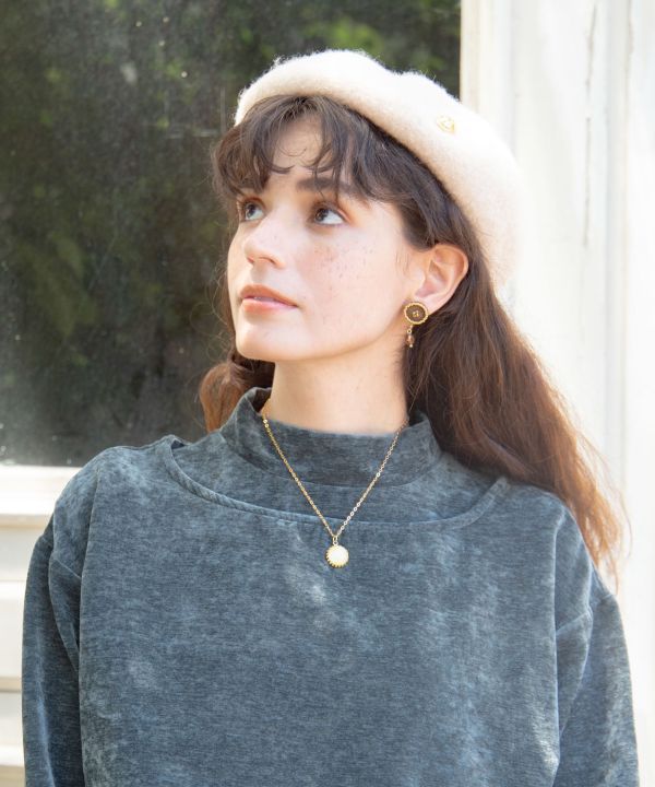 Czech Glass Motif Necklace Necklaces by 欧州航路 - Ametsuchi