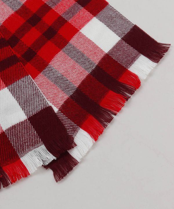 Plaid French Scarf