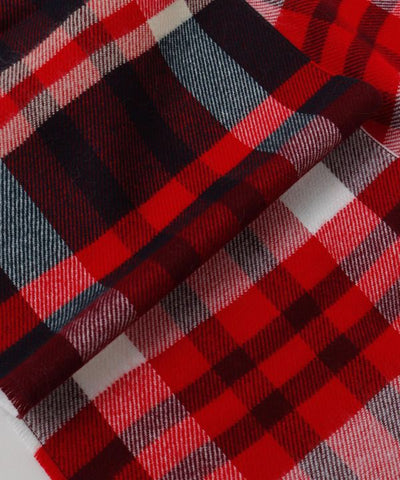 Plaid French Scarf