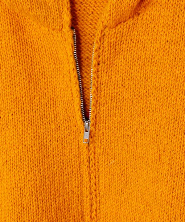 Chunky Hand Knit Floral Sweater for Men