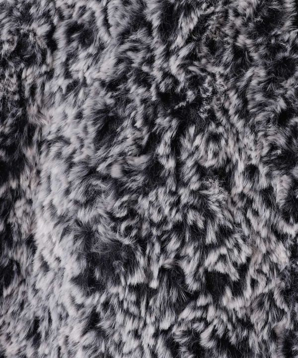 Faux Fur Mini Skirt
