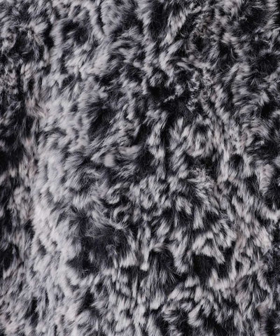 Faux Fur Mini Skirt