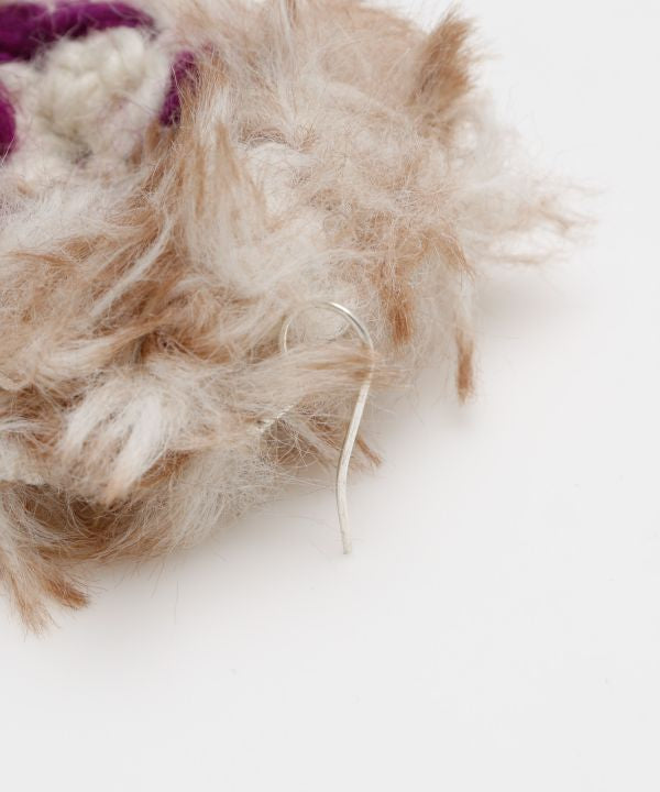 Fluffy Crochet Earrings