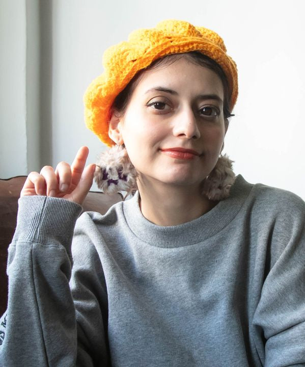 Fluffy Crochet Earrings