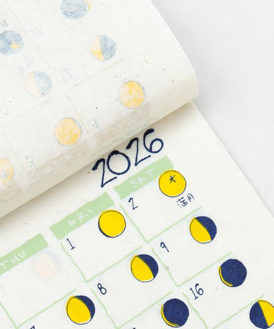 2026 Calendar - THE PHASE OF THE MOON