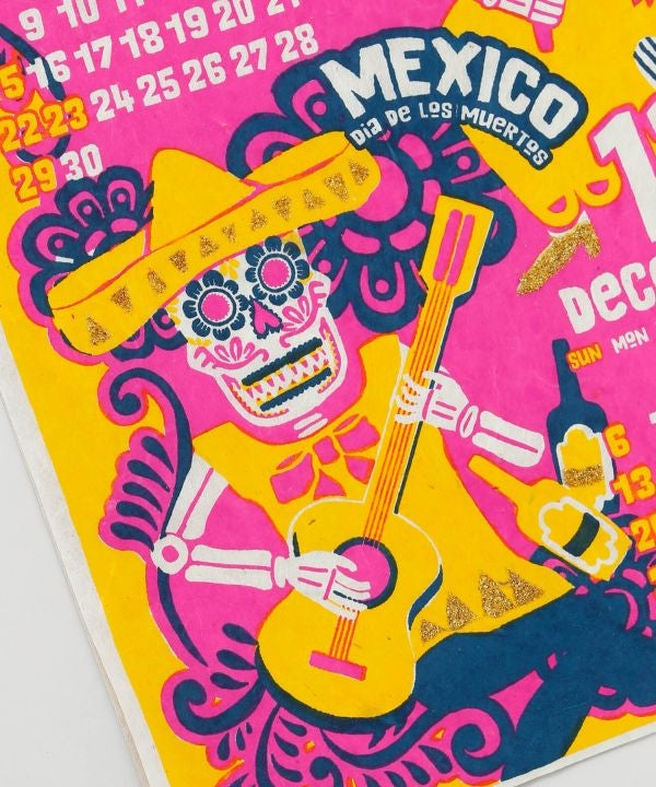 2026 Calendar - Traveling Calavera