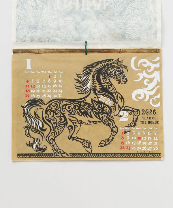 2026 Calendar - TRIBAL ANIMALS