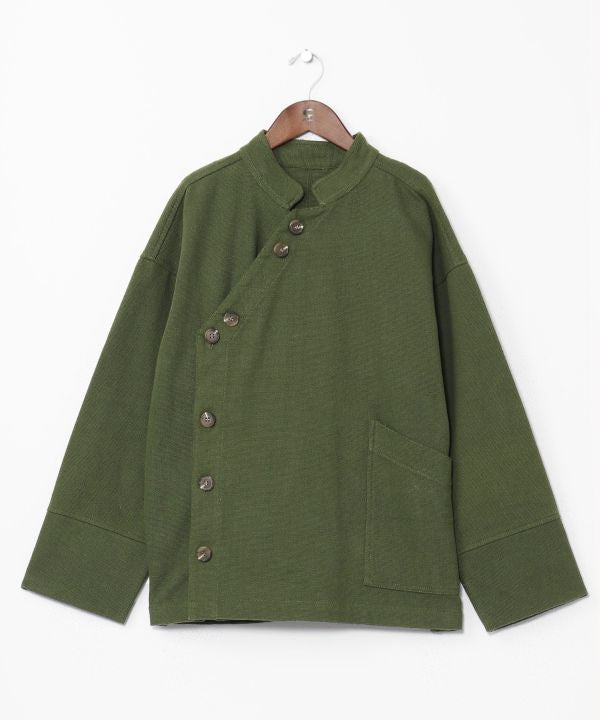 Nomad Style Handwoven Cotton Shirt Jacket