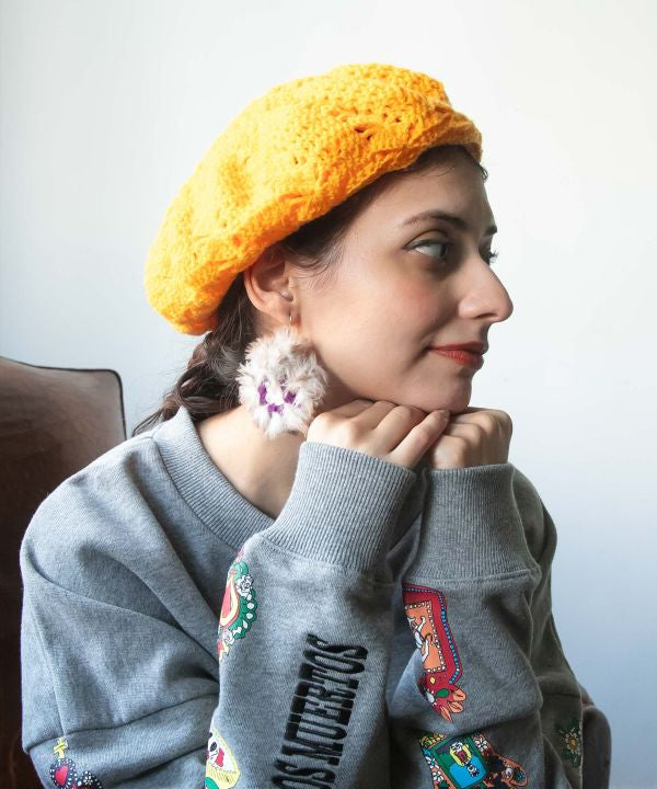 Hand-Knit Beret