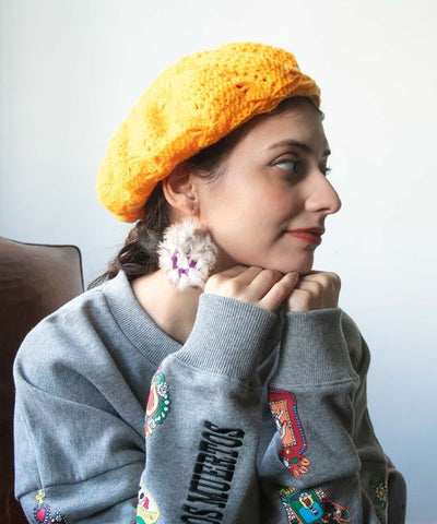 Hand-Knit Beret