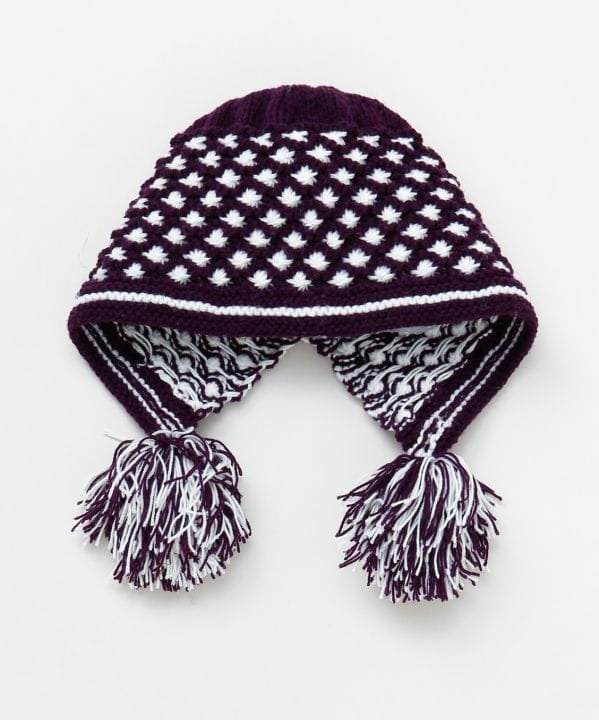 Boho Knit Earflap Beanie