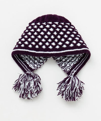 Boho Knit Earflap Beanie