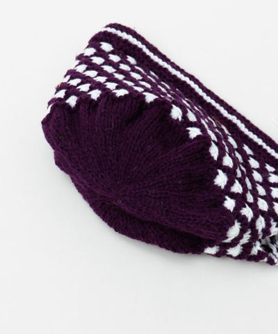 Boho Knit Earflap Beanie