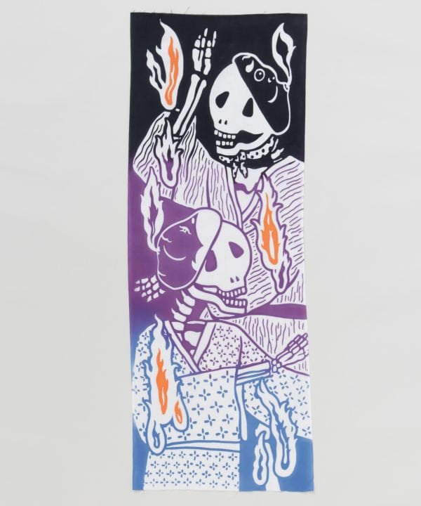 TENUGUI Towel - SKELTONS OKAME HYOTTOKO
