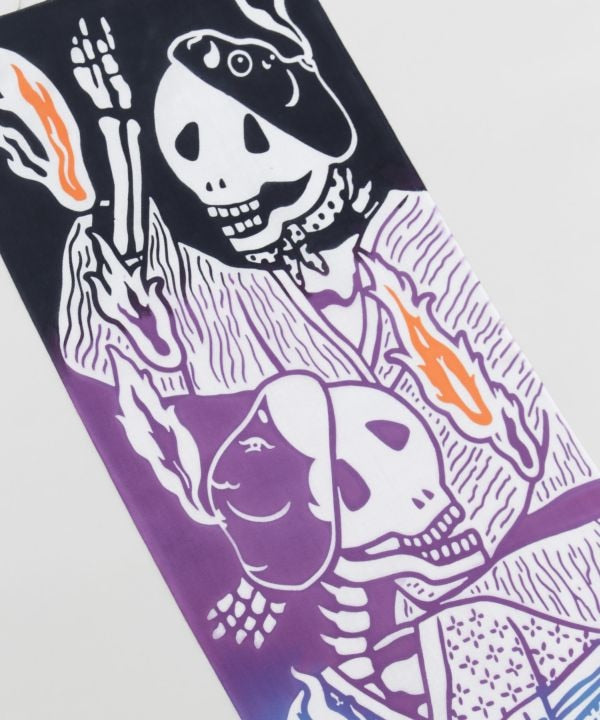 TENUGUI Towel - SKELTONS OKAME HYOTTOKO