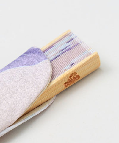 Japanese Floral Folding Fan by Kaya - Ametsuchi
