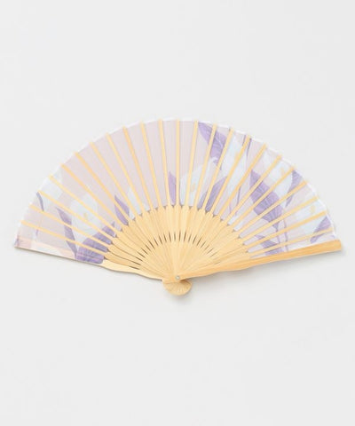 Japanese Floral Folding Fan by Kaya - Ametsuchi