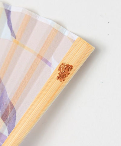 Japanese Floral Folding Fan by Kaya - Ametsuchi