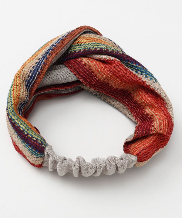 Bohemian Stripe Knit Hairband