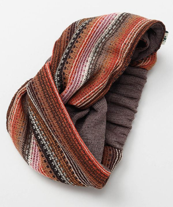 Bohemian Stripe Knit Hairband