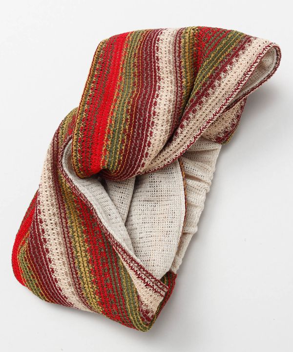 Bohemian Stripe Knit Hairband