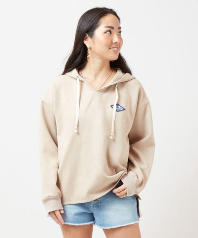 SURF＆Palms Suede Hoodie