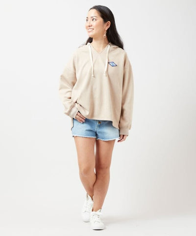 SURF＆Palms Suede Hoodie