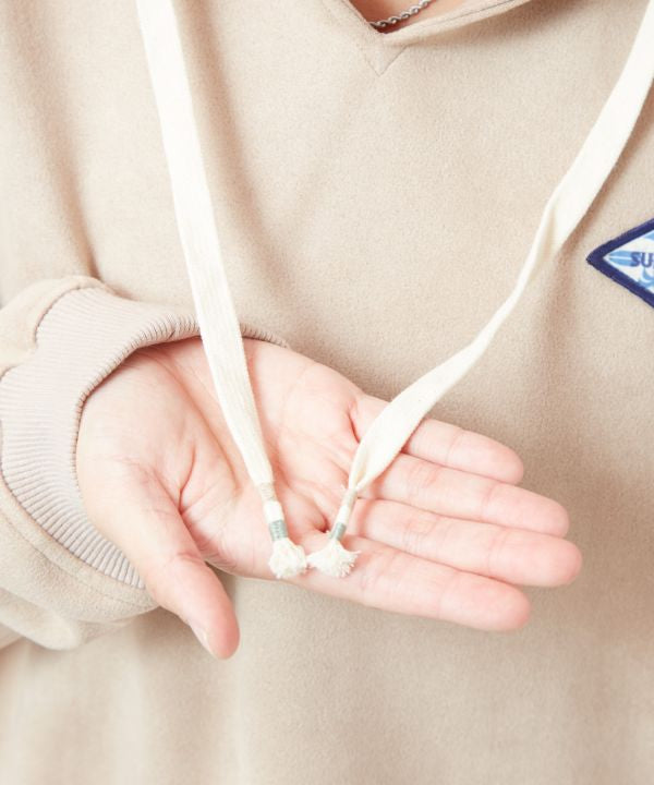 SURF＆Palms Suede Hoodie