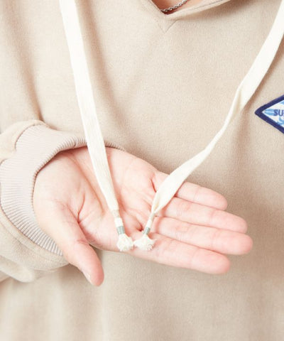 SURF＆Palms Suede Hoodie