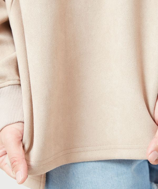 SURF＆Palms Suede Hoodie