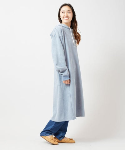 SURF＆Palms Suede Hoodie Dress