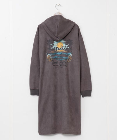 SURF＆Palms Suede Hoodie Dress
