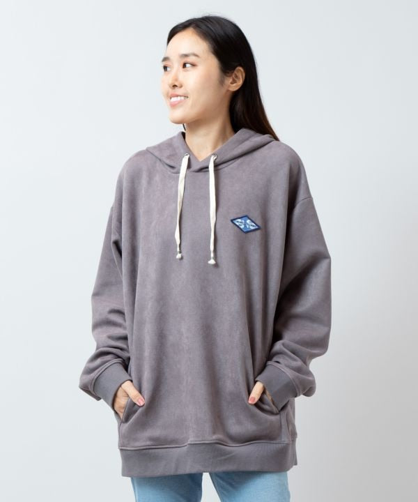 SURF＆Palms Suede Hoodie for Men