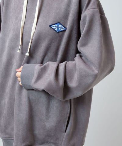 SURF＆Palms Suede Hoodie for Men