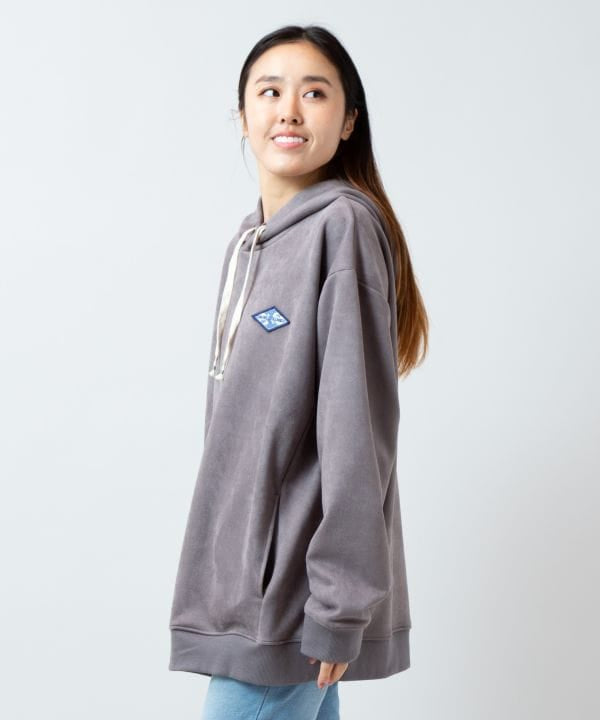 SURF＆Palms Suede Hoodie for Men