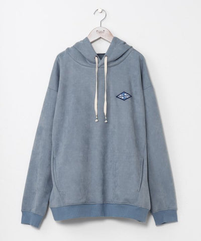 SURF＆Palms Suede Hoodie for Men