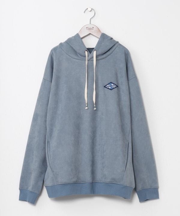 SURF＆Palms Suede Hoodie for Men