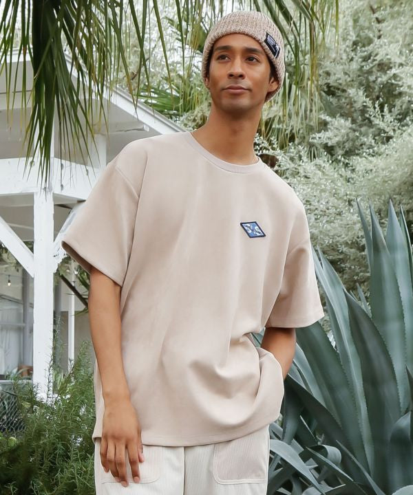 SURF＆Palms Suede T-Shirt for Men