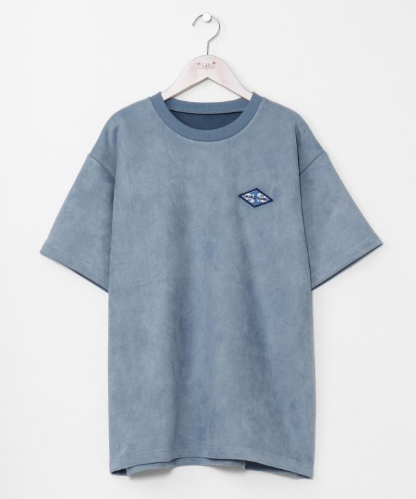 SURF＆Palms Suede T-Shirt for Men