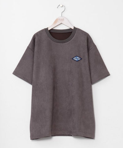 SURF＆Palms Suede T-Shirt for Men