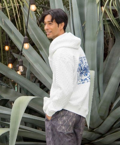 Textured Detail Men’s Hoodie