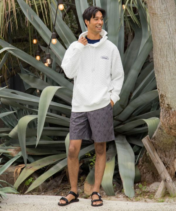 Textured Detail Men’s Hoodie