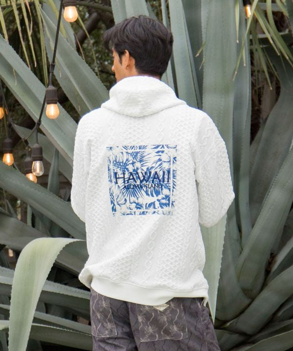 Textured Detail Men’s Hoodie