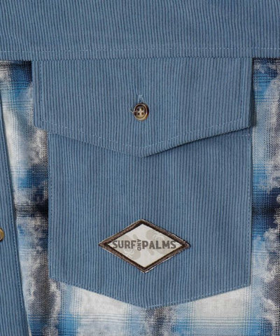 SURF＆Palms Patchwork Shirt