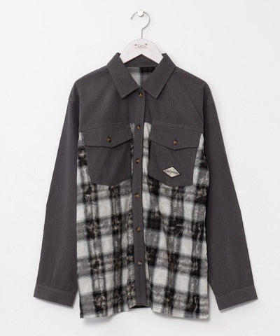 SURF＆Palms Patchwork Shirt