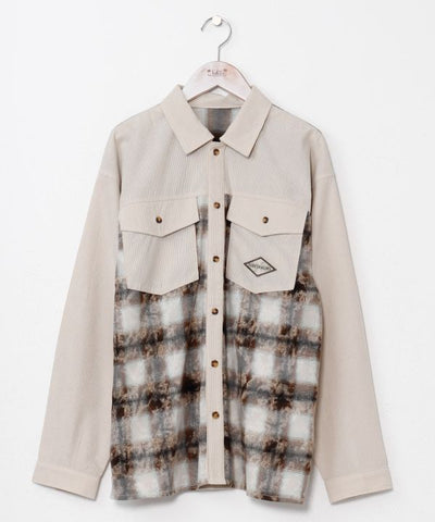 SURF＆Palms Patchwork Shirt