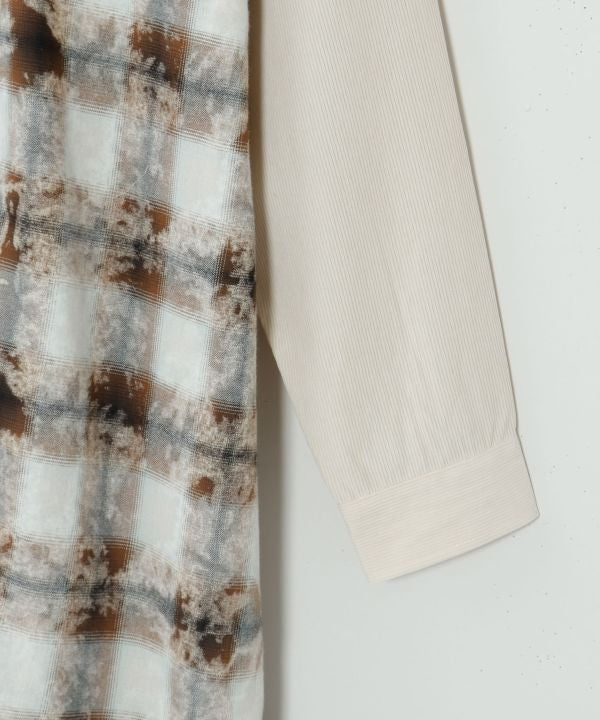 SURF＆Palms Patchwork Shirt Dress