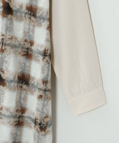 SURF＆Palms Patchwork Shirt Dress